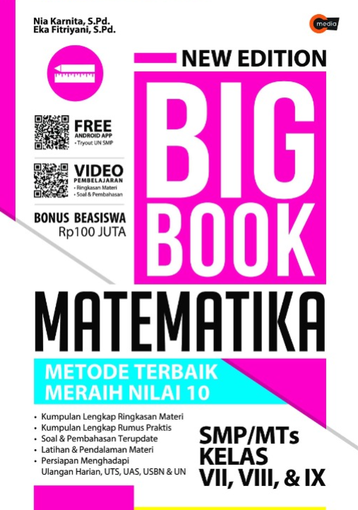 Big Book Matematika SMP/MTS Kelas VII, VIII, & IX